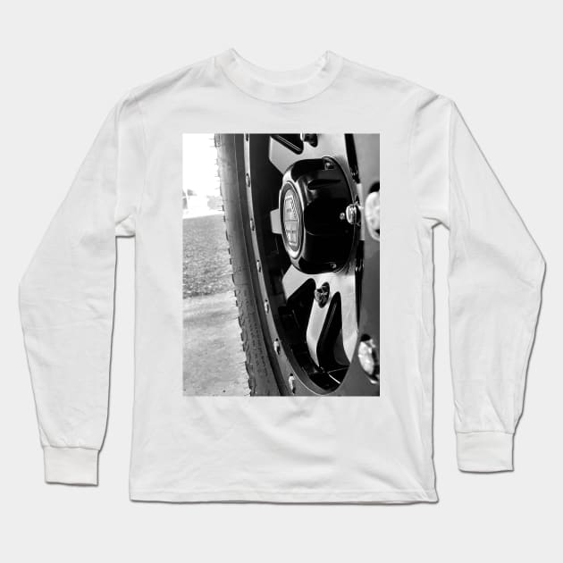 Black and White Tire Long Sleeve T-Shirt by DarkAngel1200